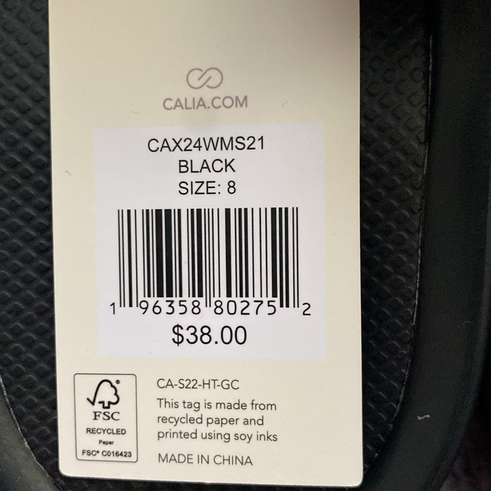 CALIA Womens Molded Slides Black - Picture 4 of 4